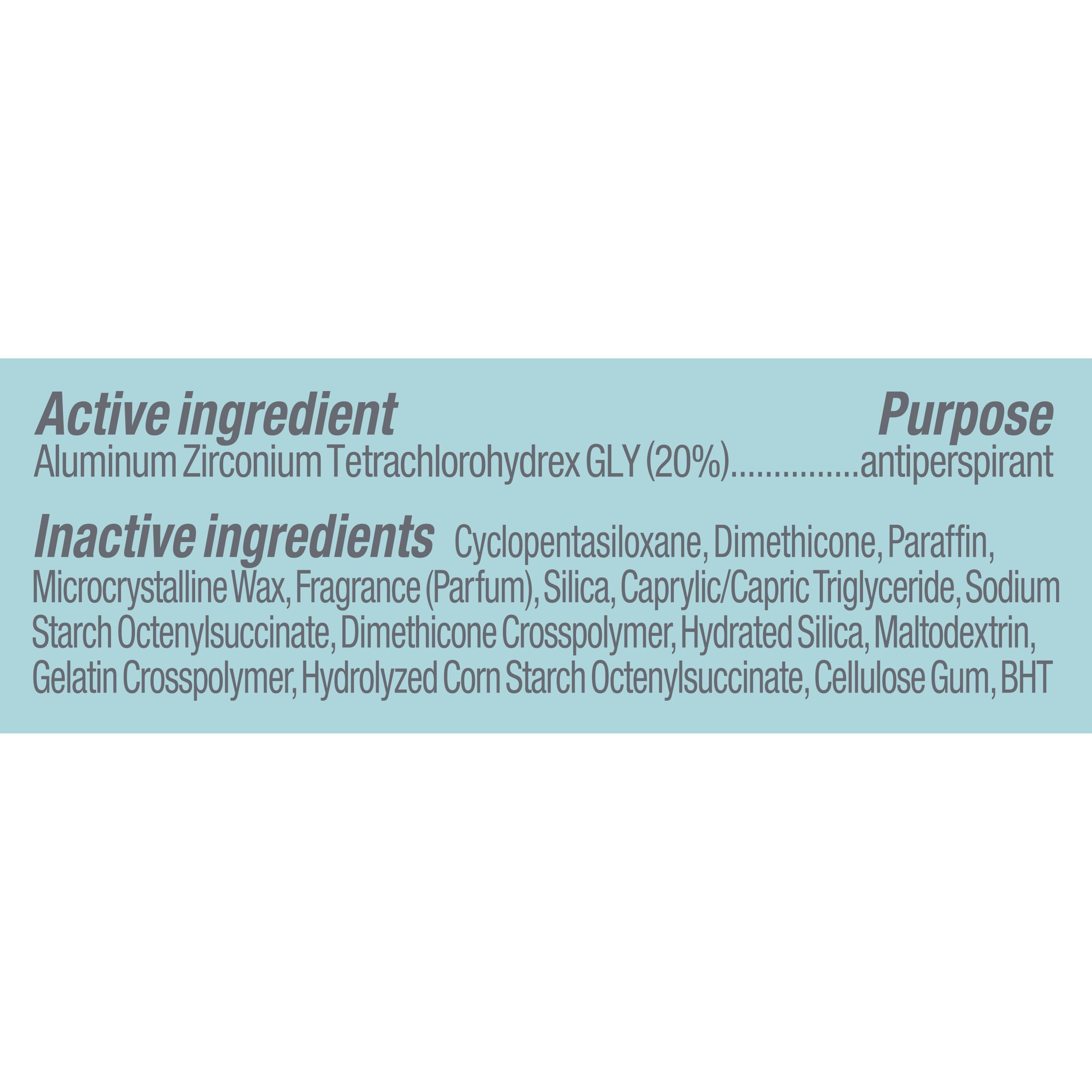 Degree recyclable packaging label communicates eco-friendly disposal options.