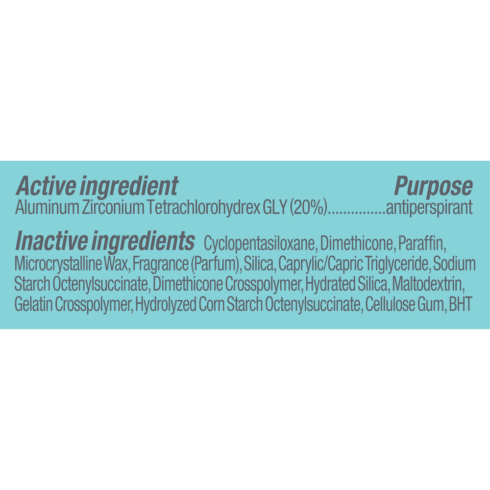 Degree recyclable packaging label communicates eco-friendly disposal options.