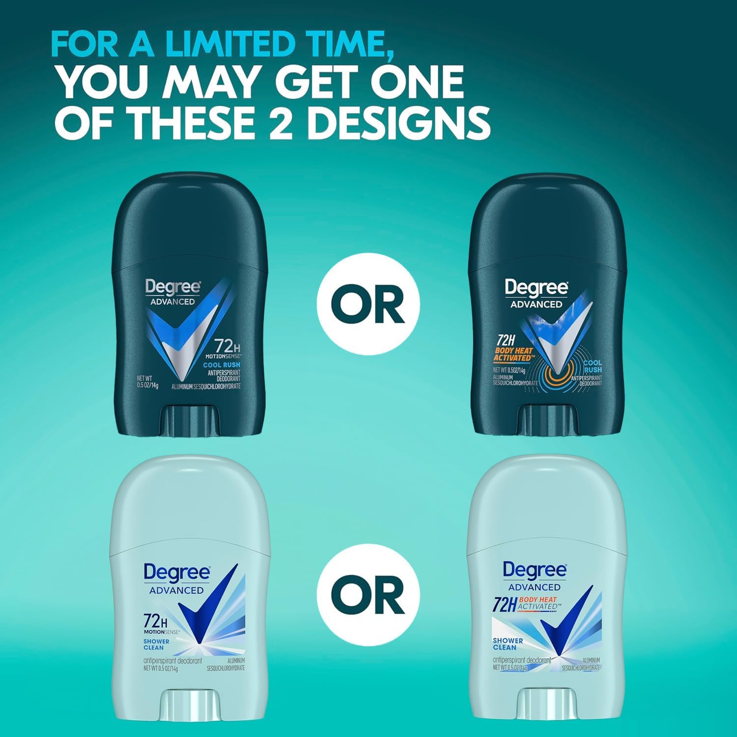 Shower Clean fragrance visual for everyday use with Degree