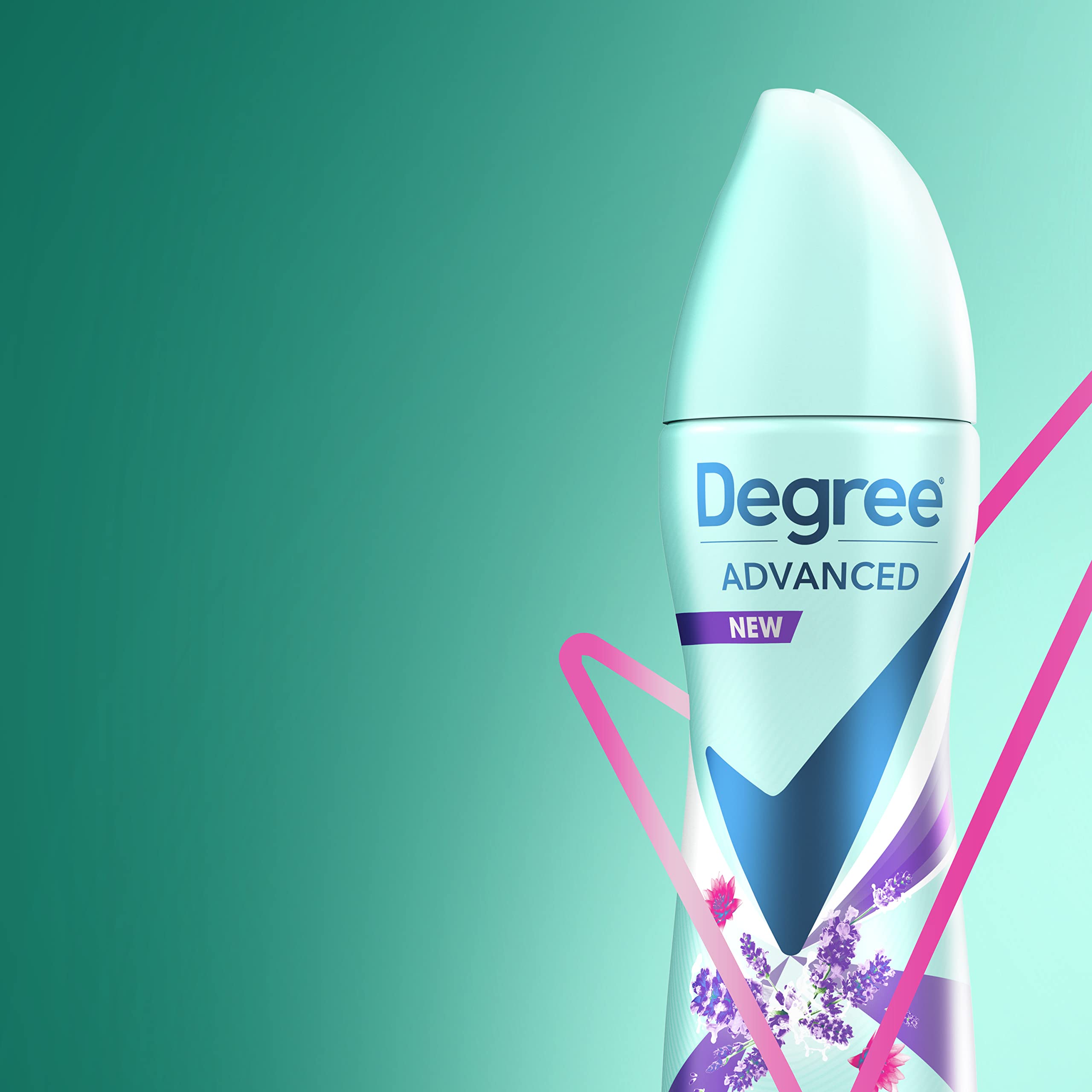 Degree women's antiperspirant provides floral freshness during workouts