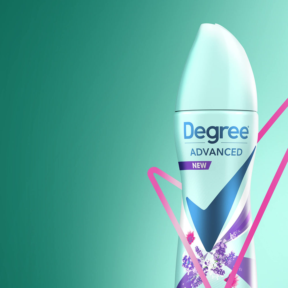Degree women's antiperspirant provides floral freshness during workouts