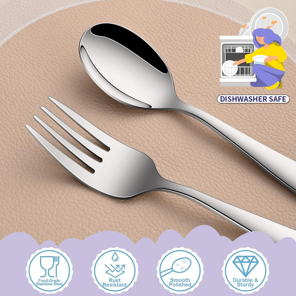 DEHOV animal-pattern engravings add playful flair to kid-friendly mealtimes.