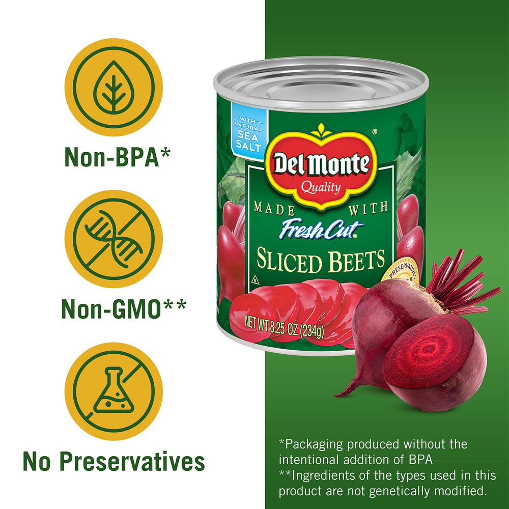 Beets paired with spaghetti for a colorful, speedy meal idea from Del Monte.