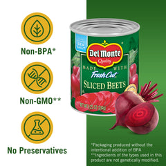 Beets paired with spaghetti for a colorful, speedy meal idea from Del Monte.