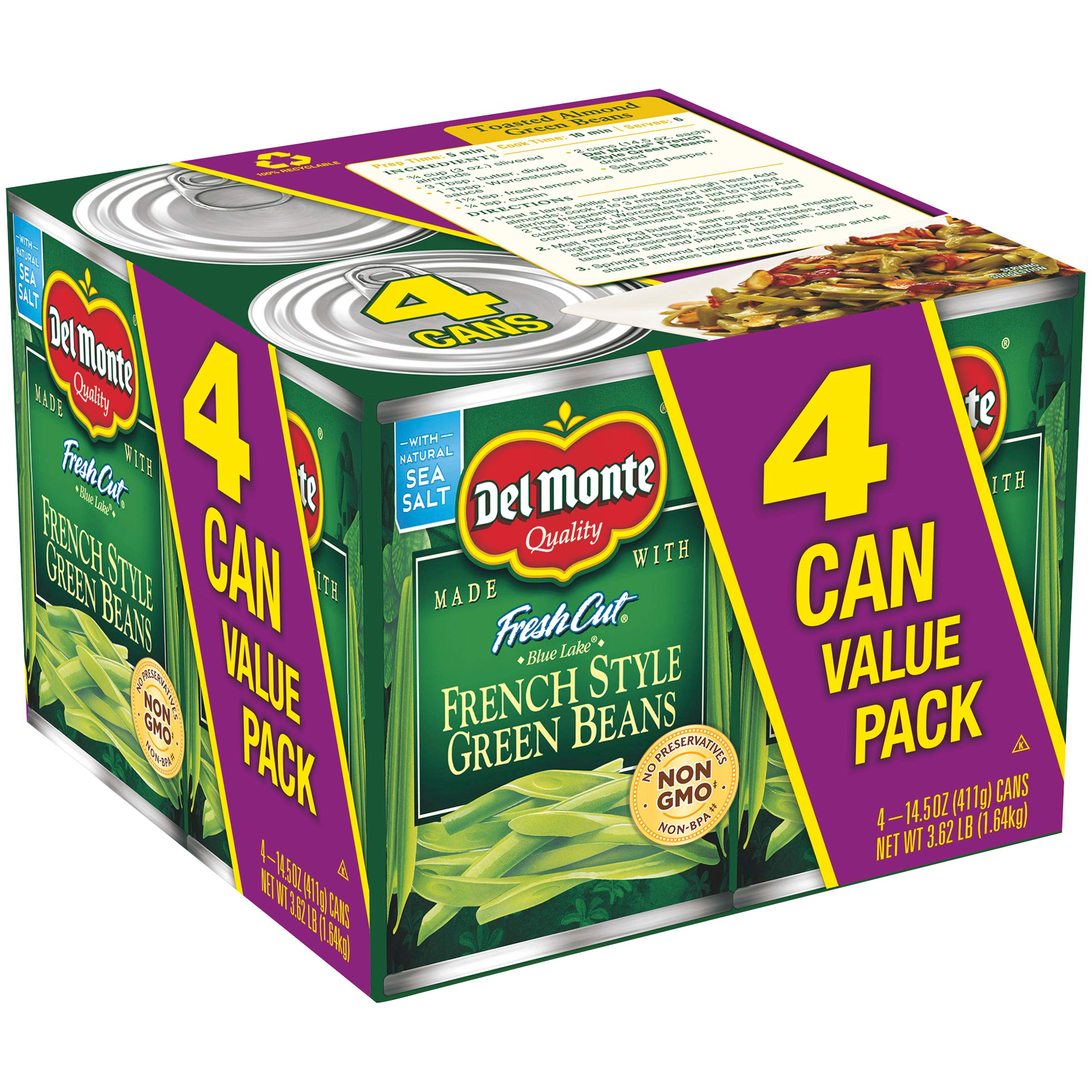 Del Monte non-BPA can packaging supports safe storage and future use.