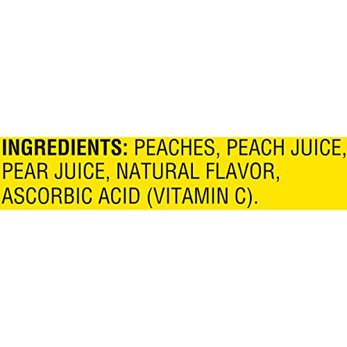 Del Monte Pack of Four peaches in juice, perfect for salads and desserts