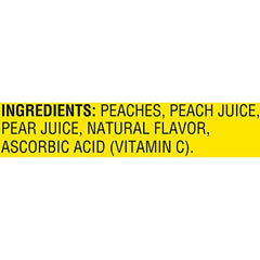 Del Monte Pack of Four peaches in juice, perfect for salads and desserts