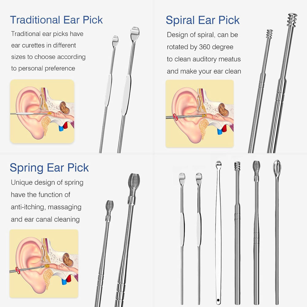 DELECLE portable case for organizing the ear cleaner on the go.