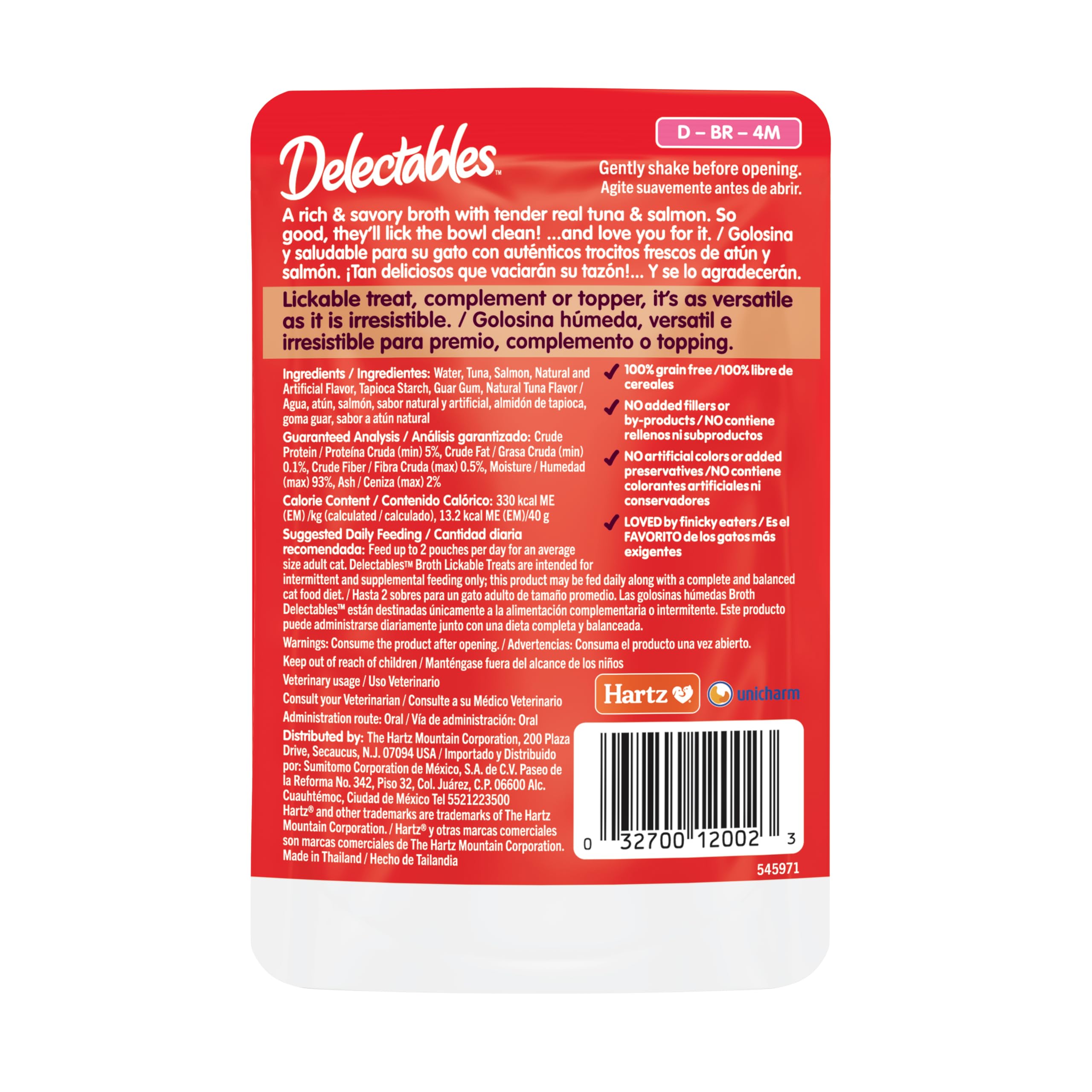 Delectables 12-count packaging shown for convenient serving.