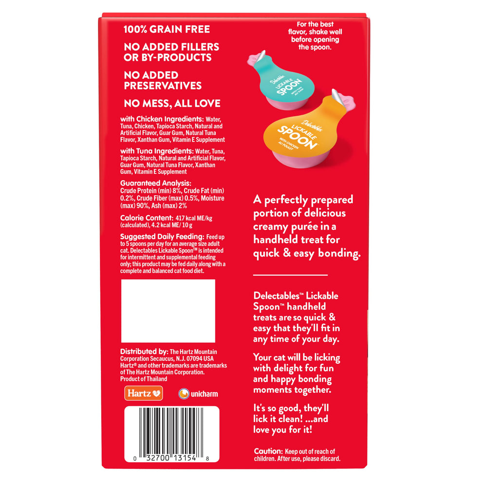 Delectables Lickable Spoon travel-friendly design makes treats on the go easy