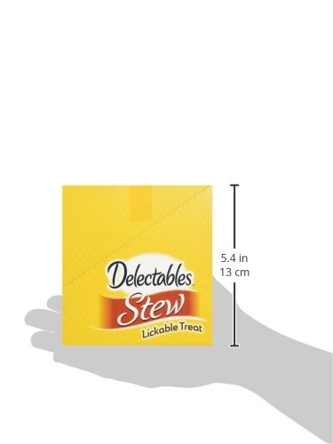 Delectables lockable-treat tuna-shrimp: convenient storage between uses.