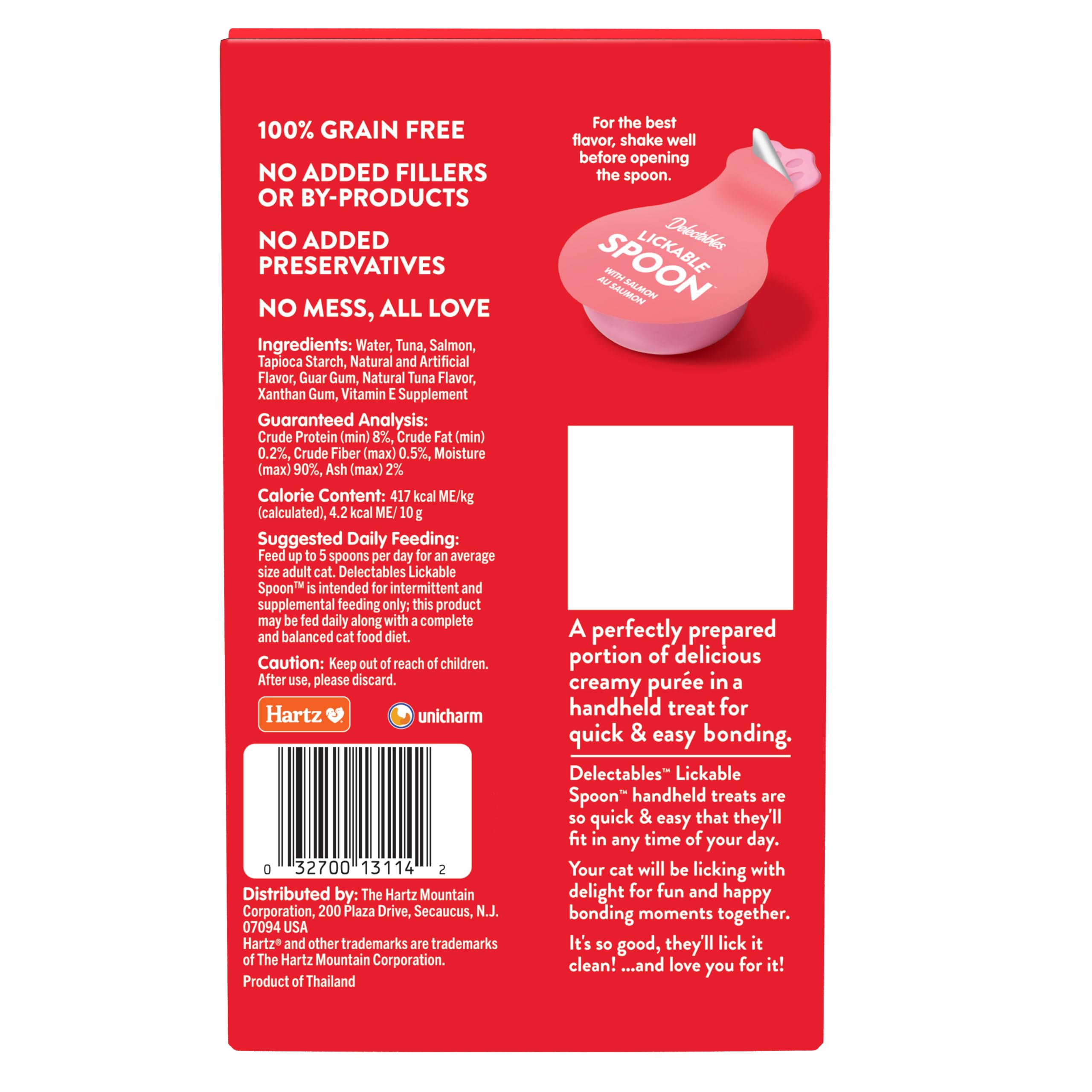 Delectables Salmon lickable spoon emphasizes real salmon flavor and aroma.