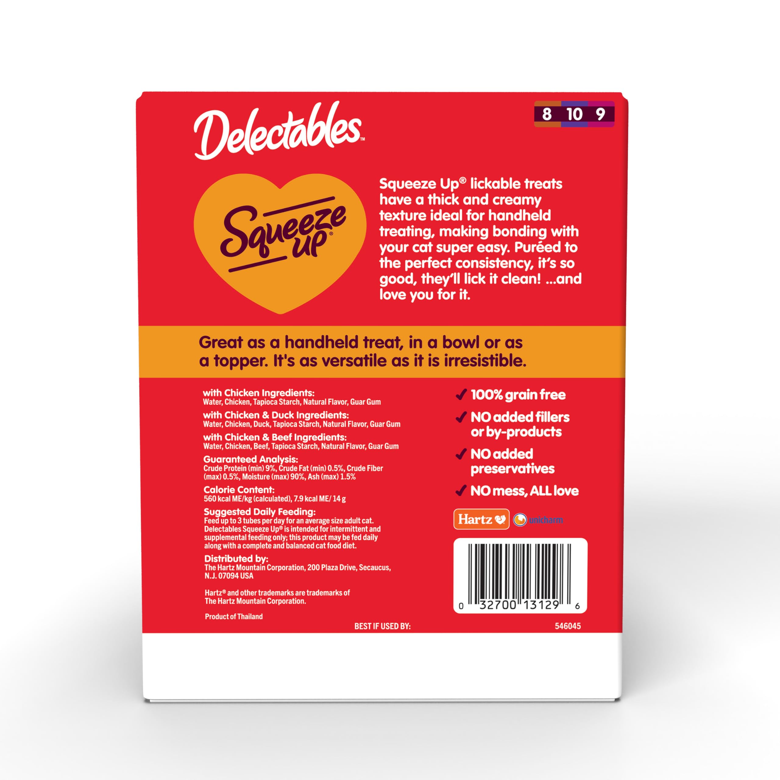 Delectables Squeeze Up no fillers or preservatives supports simple treats