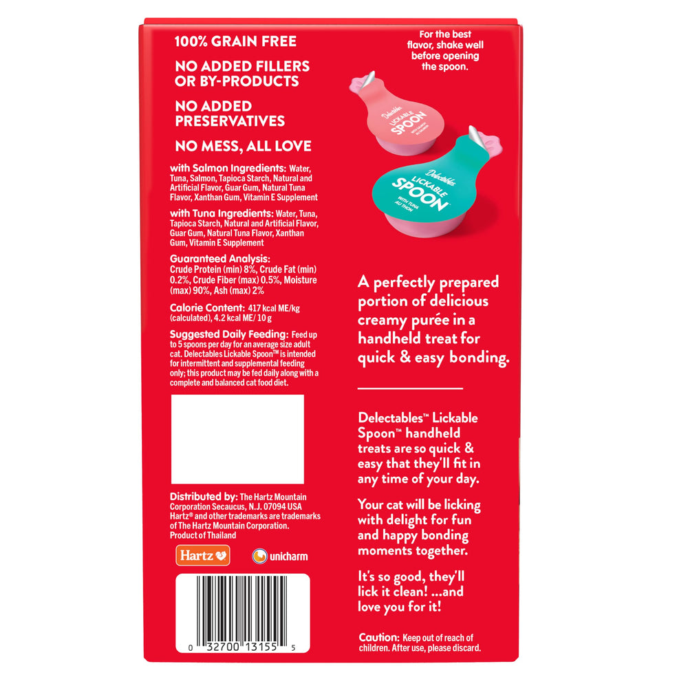 Variety pack from Delectables offers 16 salmon and 16 tuna options.