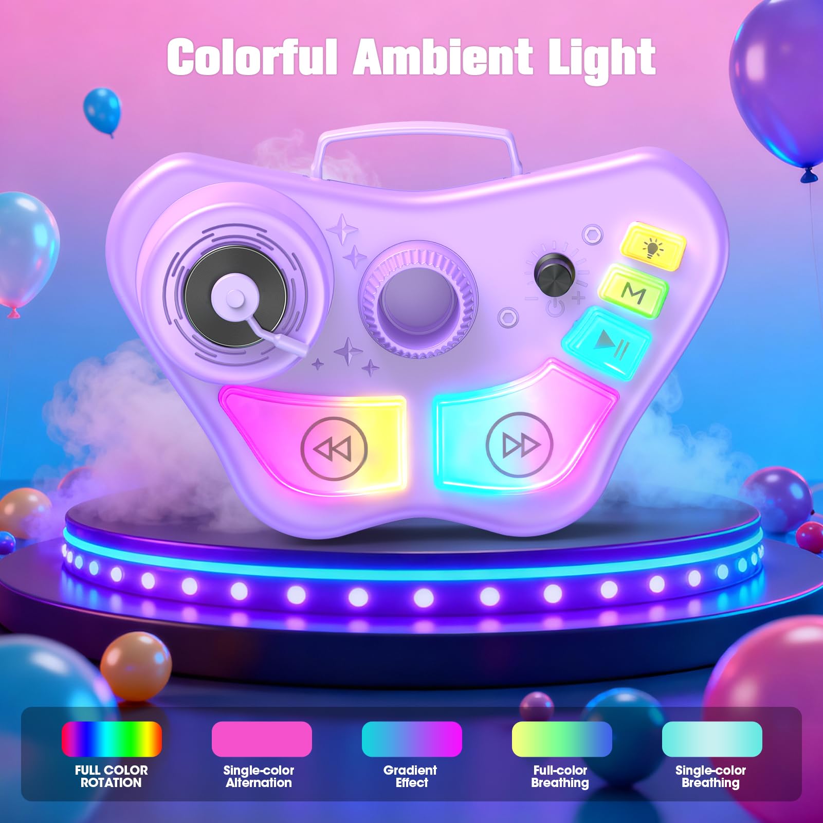 Delighkidz dual wireless mics enabling duet singing and sharing