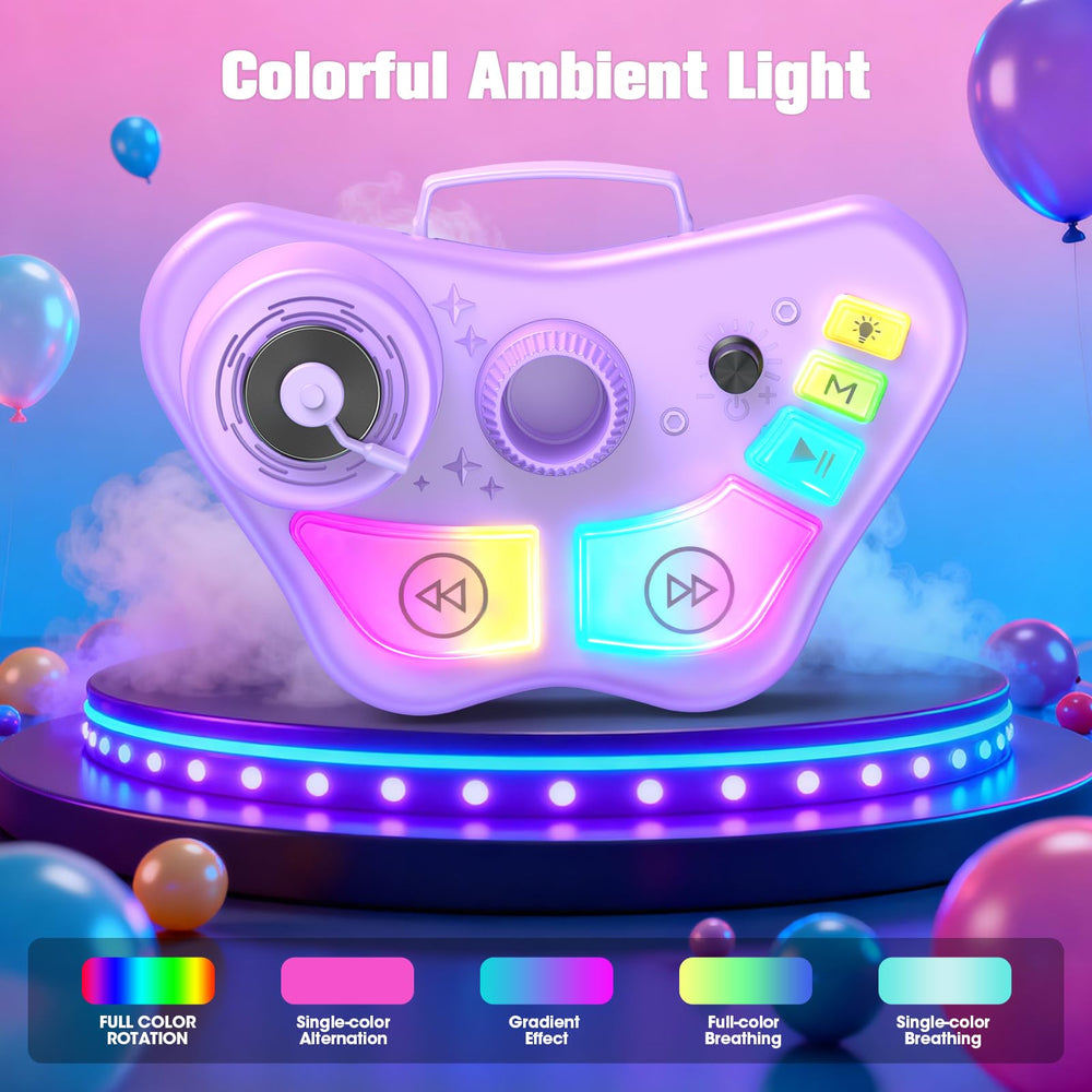 Delighkidz dual wireless mics enabling duet singing and sharing