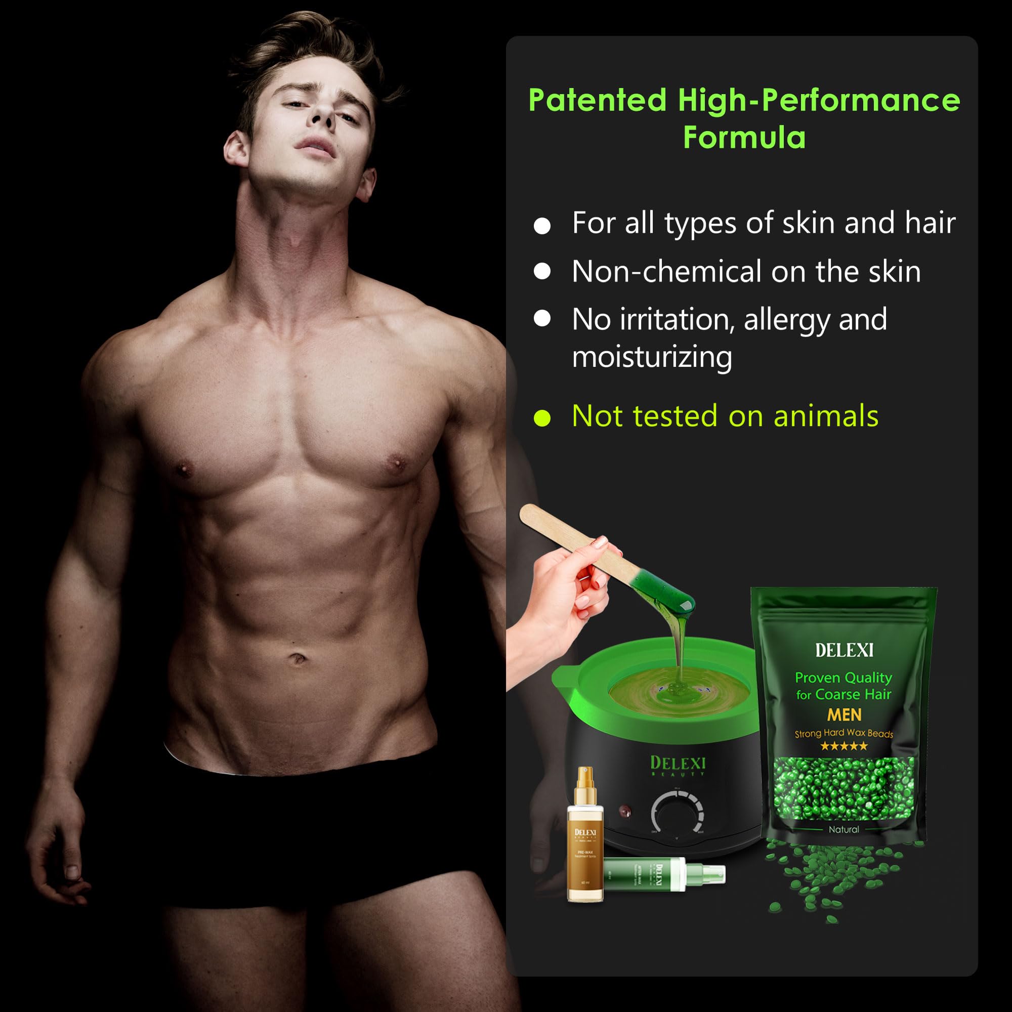 DELEXI home grooming setup supports professional results at home.