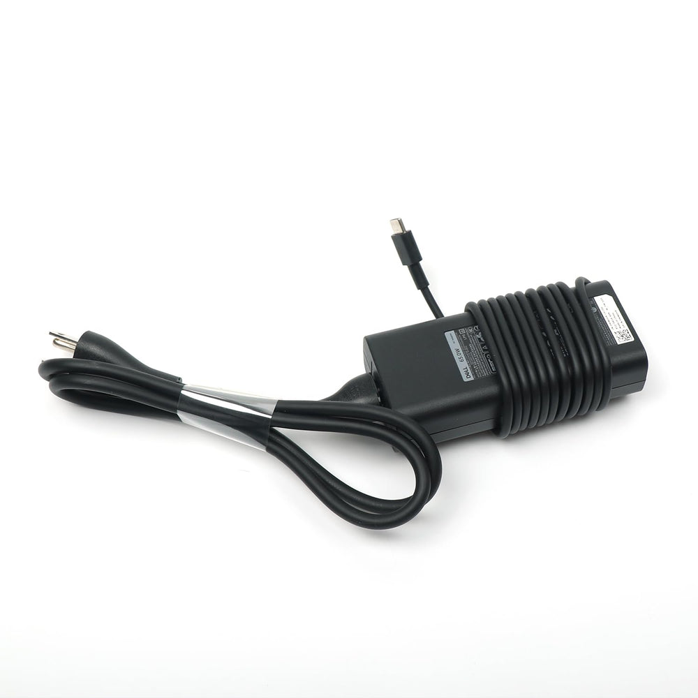 Dell 65W USB-C charger with 3ft cord for desk use.