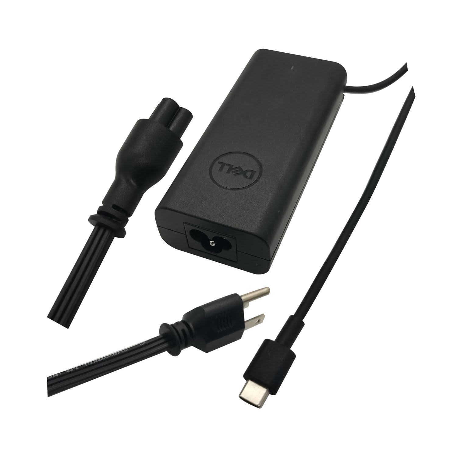 Dell USB-C charger cable detail emphasizing 3ft cord length