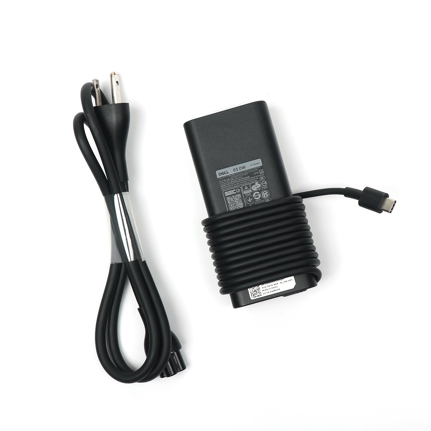 Dell USB-C tip visible enabling quick device charging