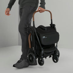 Extendable canopy on the Jeep Altitude stroller shields sun