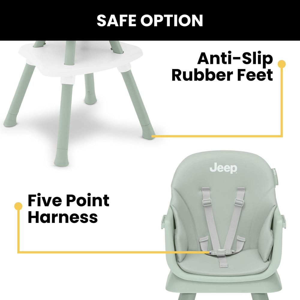 Delta Children Jeep Milestone desk and chair setup encourages tabletop activities and drawing sessions.