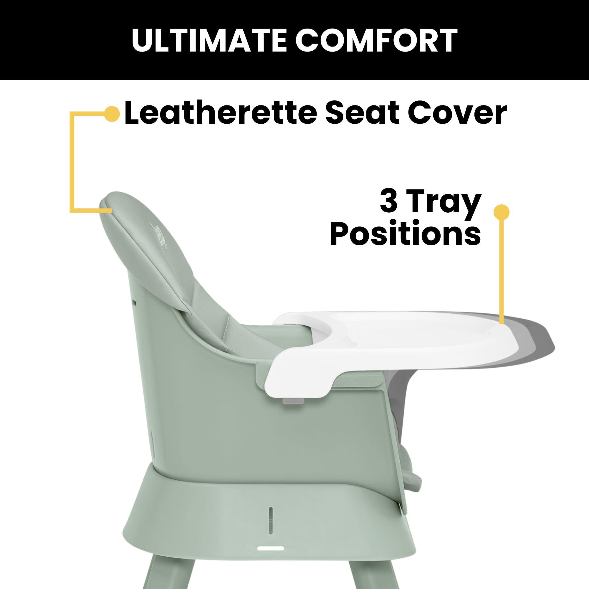 Delta Children Jeep Milestone high chair transformed into stool supports independent exploration.