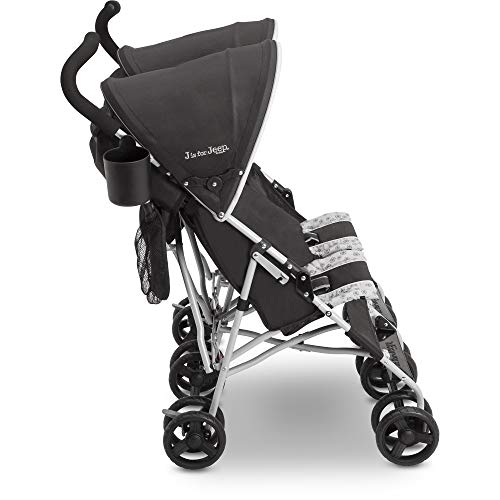 Delta Children Jeep Scout Double Stroller JPMA certified and meets ASTM CPSC standards.