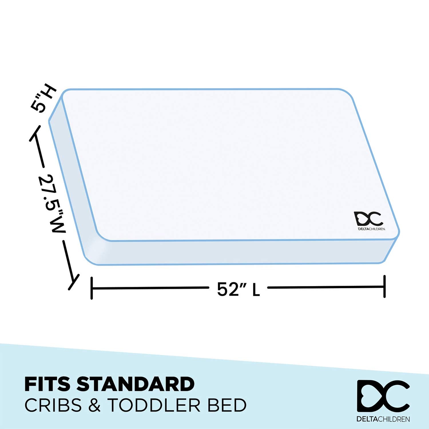 Delta Children Twinkle Galaxy dual-sided design offers growth-ready options as your child grows.