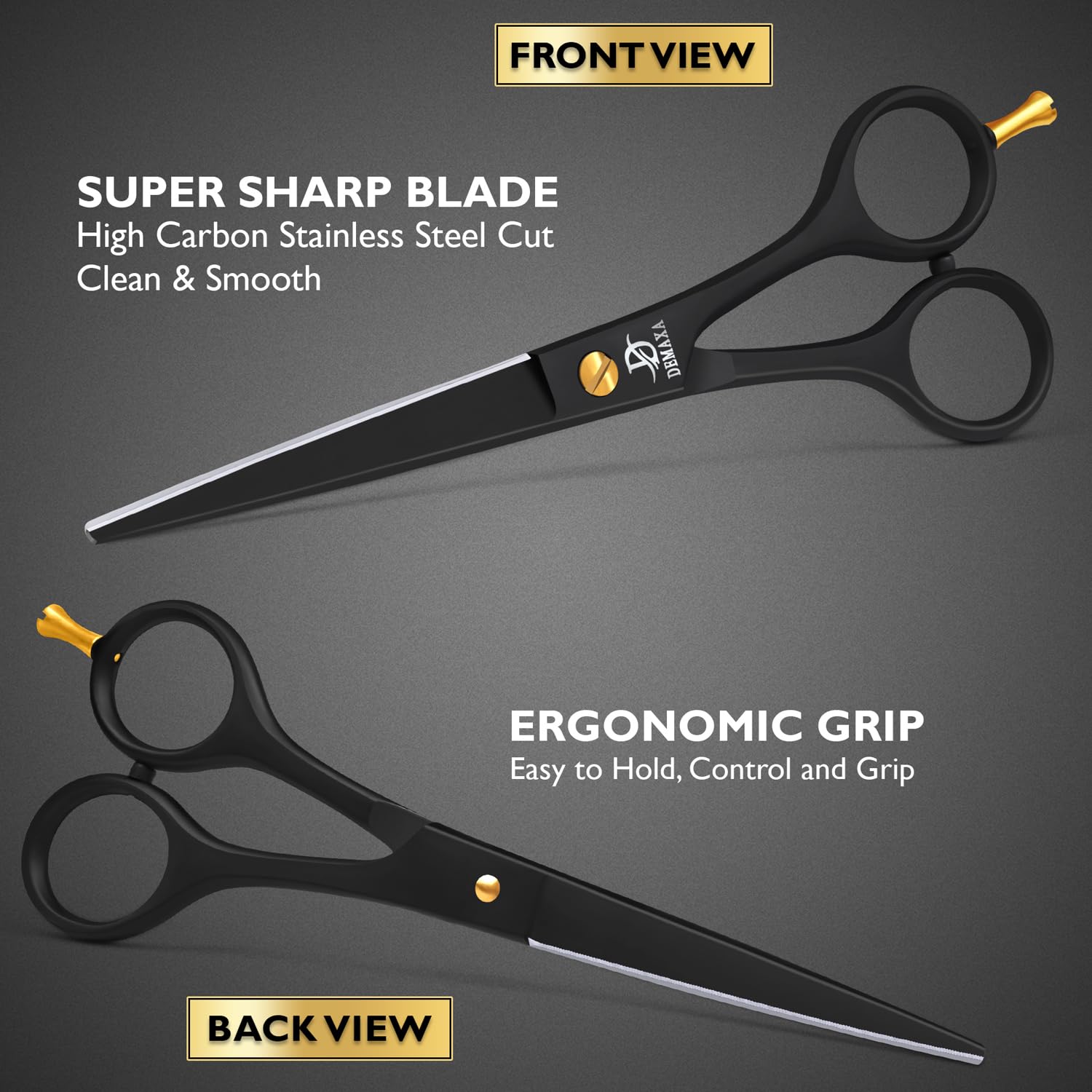 DEMAXA sharp blades deliver clean, precise cuts for layered or blunt trims.