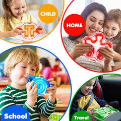 Demilong squishy sensory toy side squeeze action portable for classrooms and quiet time