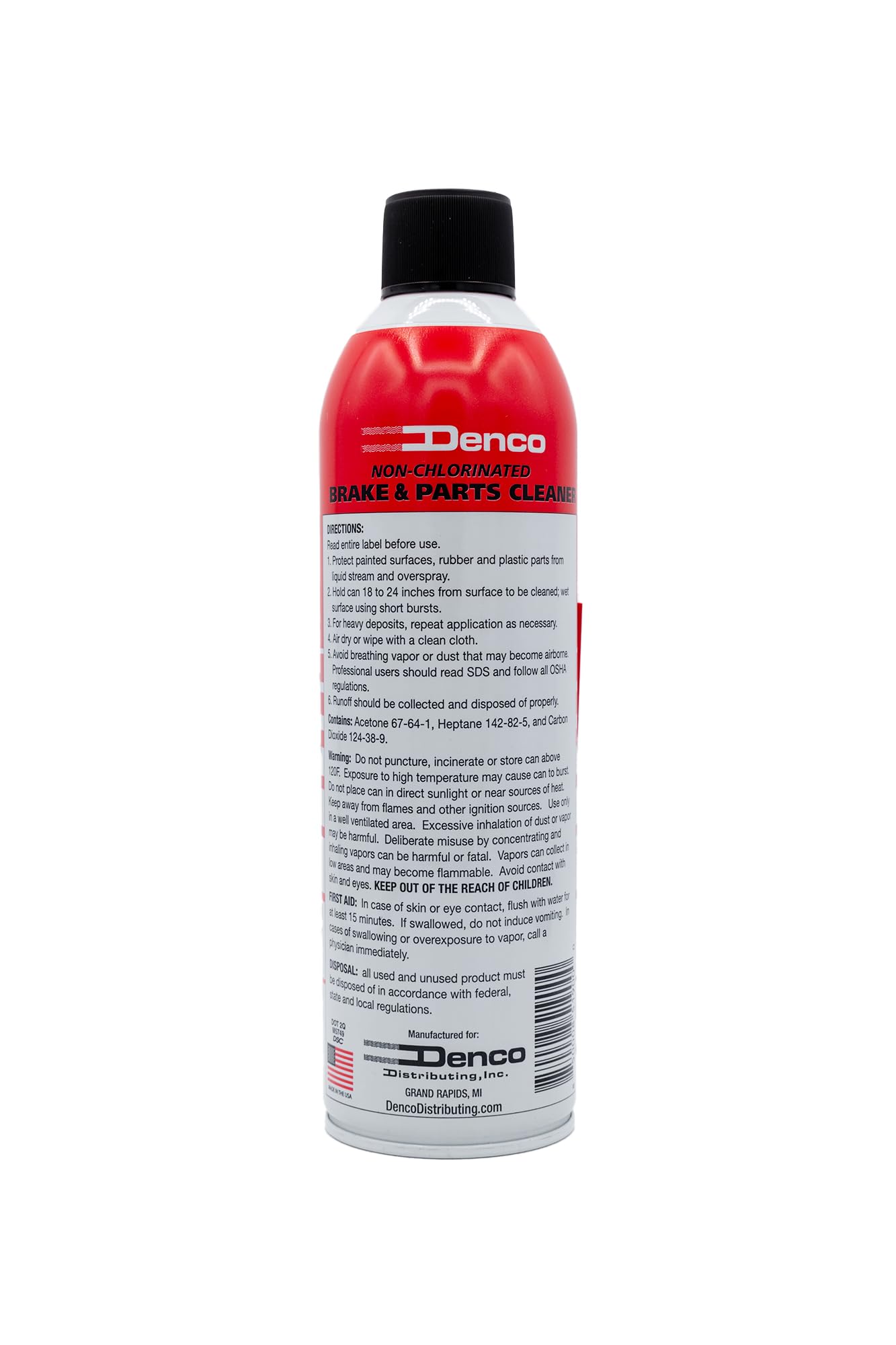 DENCO 1930 fast-drying formula cleans grime quickly on metals.