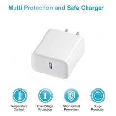 DENGWENQIANG compact wall plug ideal for travel and desk use.