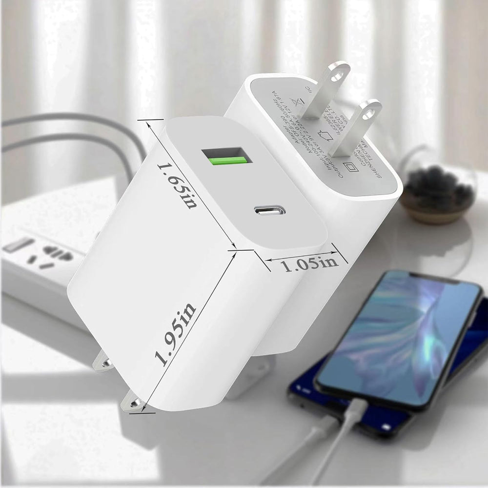 Travel-friendly power adapter for on-the-go charging