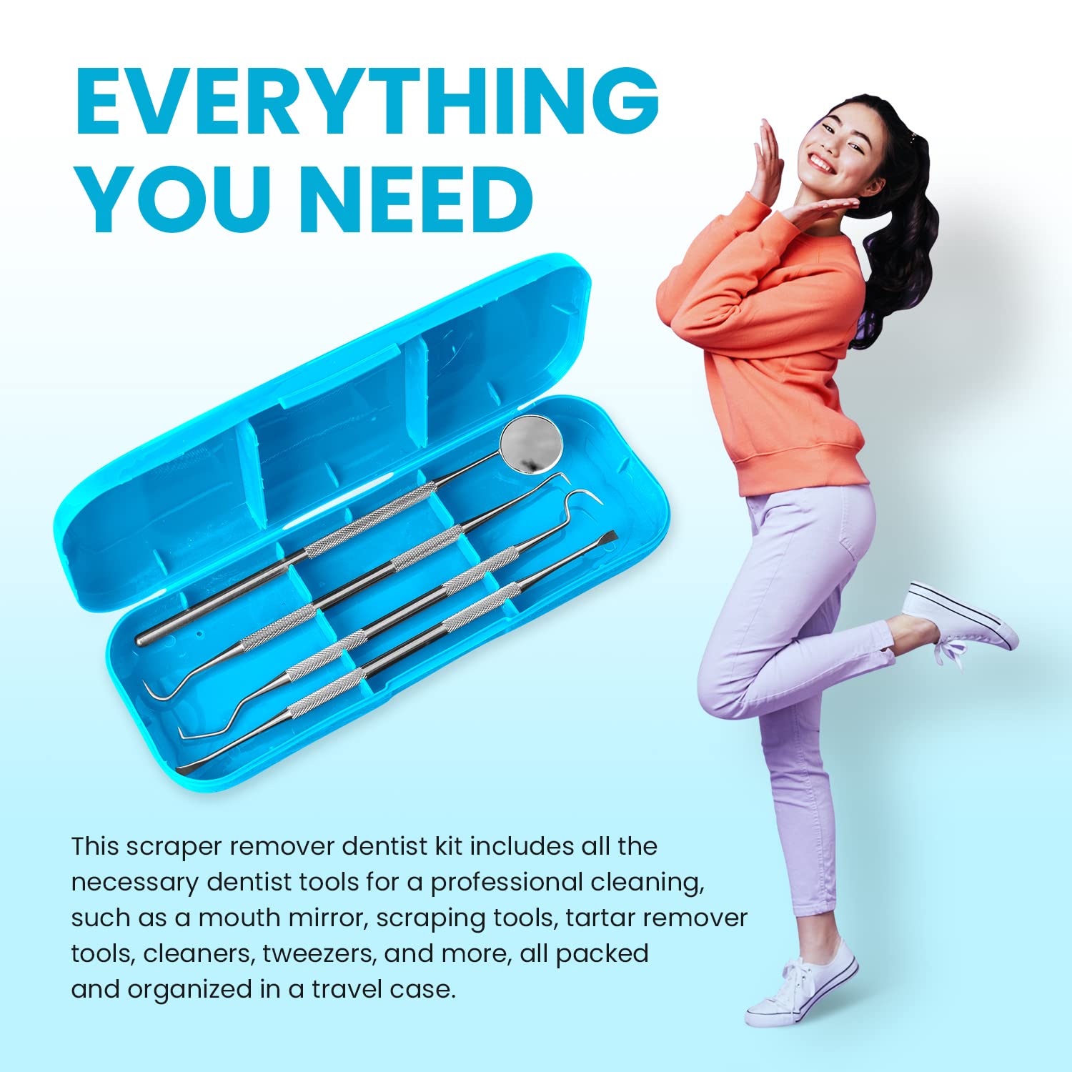 Dental Duty Aqua packaging box with contents visible