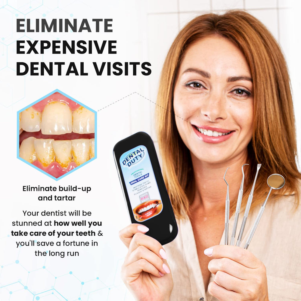 Dental Duty mirror shows clear visibility for precise in-mouth checks