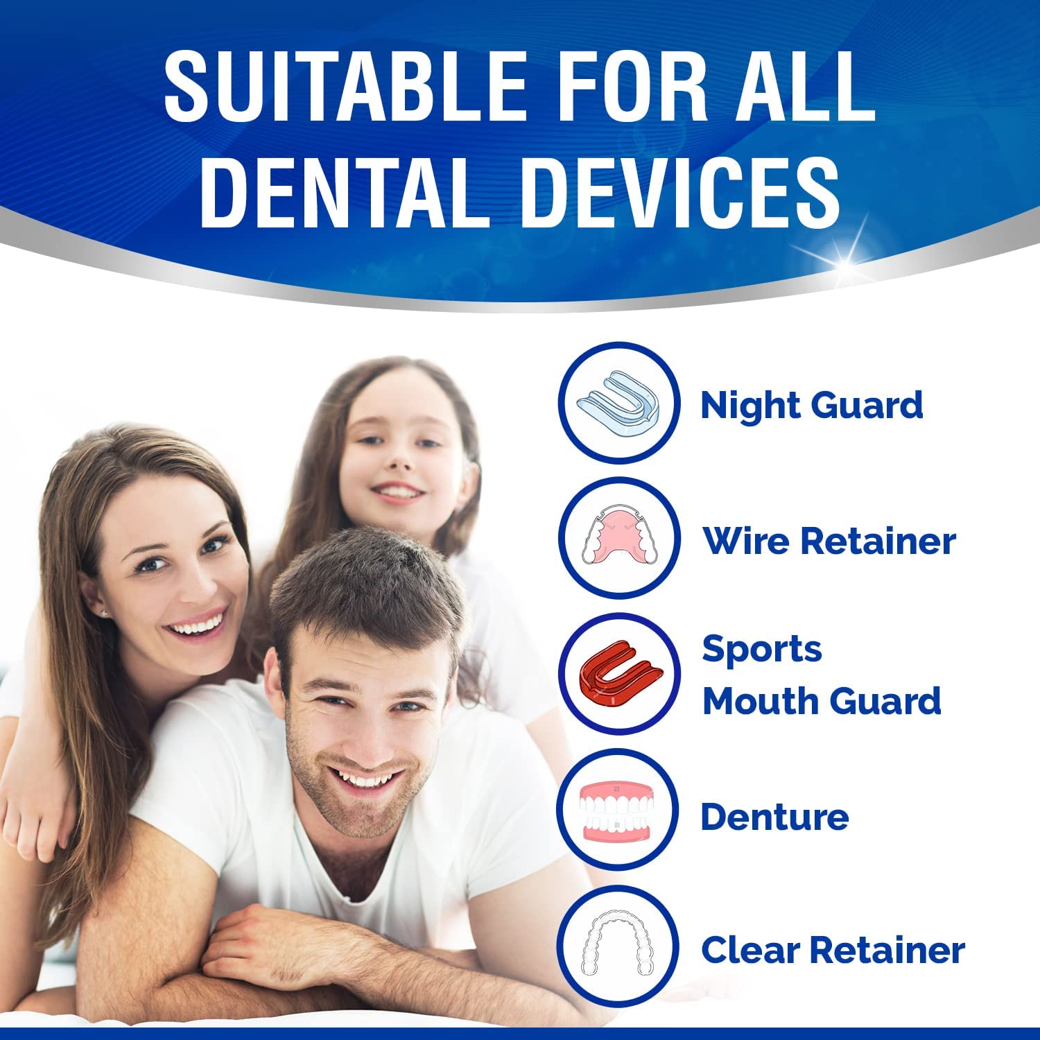 Dental Duty mint-flavor tablets dissolving for fresh breath during cleaning