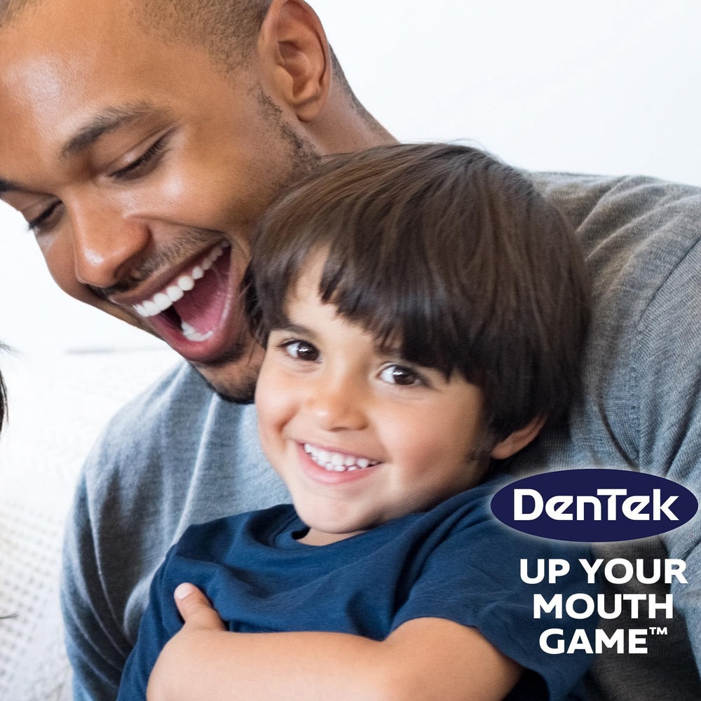 DenTek floss picks designed for daily kid flossing as part of routine.