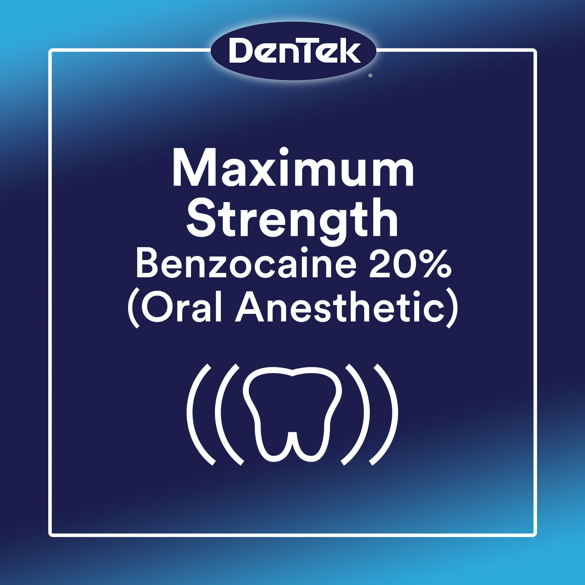 DenTek carrying case keeps the pain relief kit organized for travel.