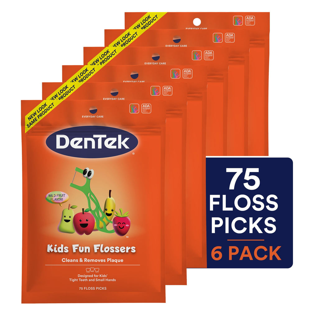 Packaging and simple instructions to help parents set up flossing.