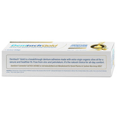 Denttach Gold provides all-day hold for dentures during meals and conversations