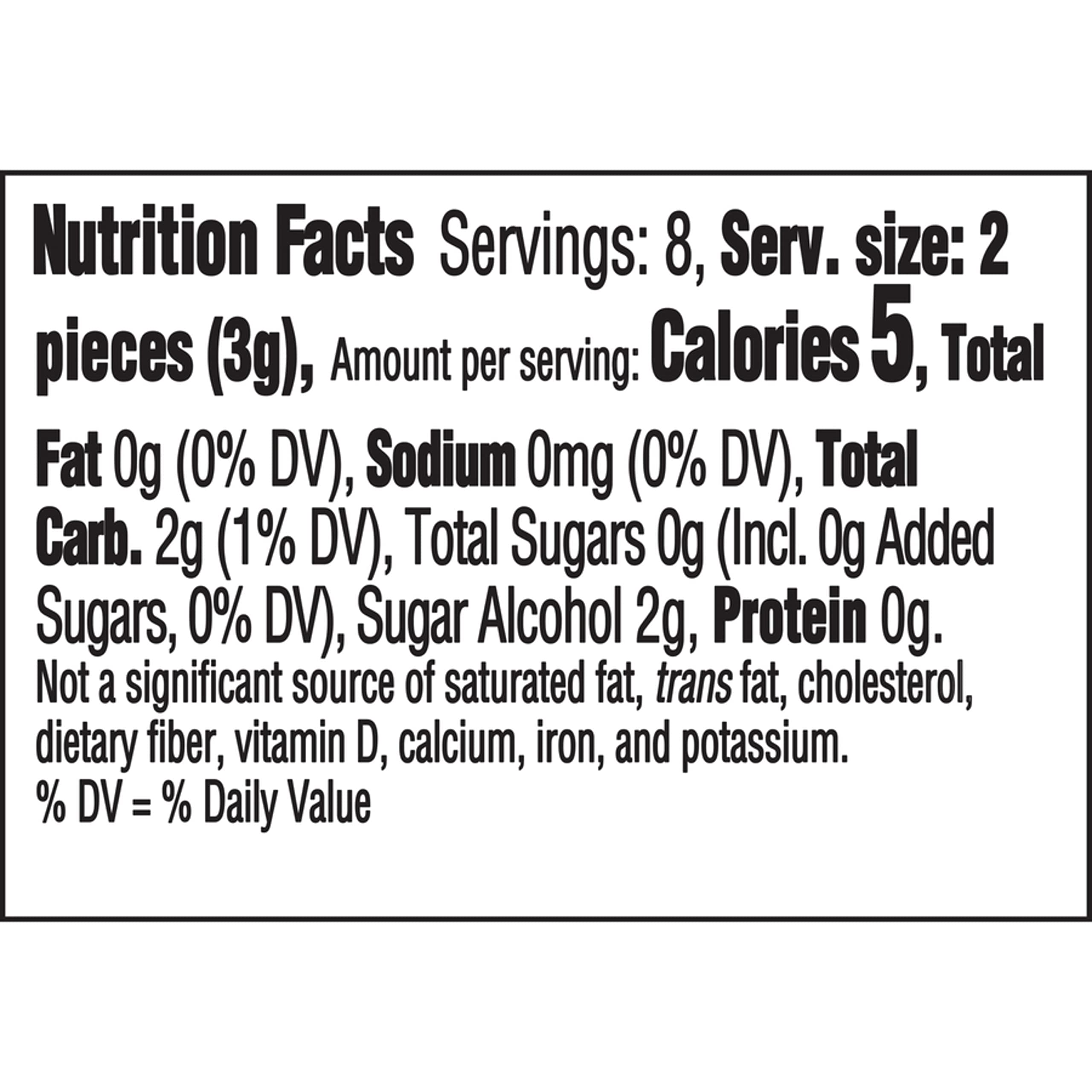 Dentyne Fire Spicy Cinnamon gum cubes close-up highlighting bite-sized refreshment after meals