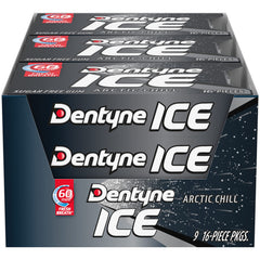 Dentyne Ice Arctic Chill gum pack offers bold cool freshness on the go.