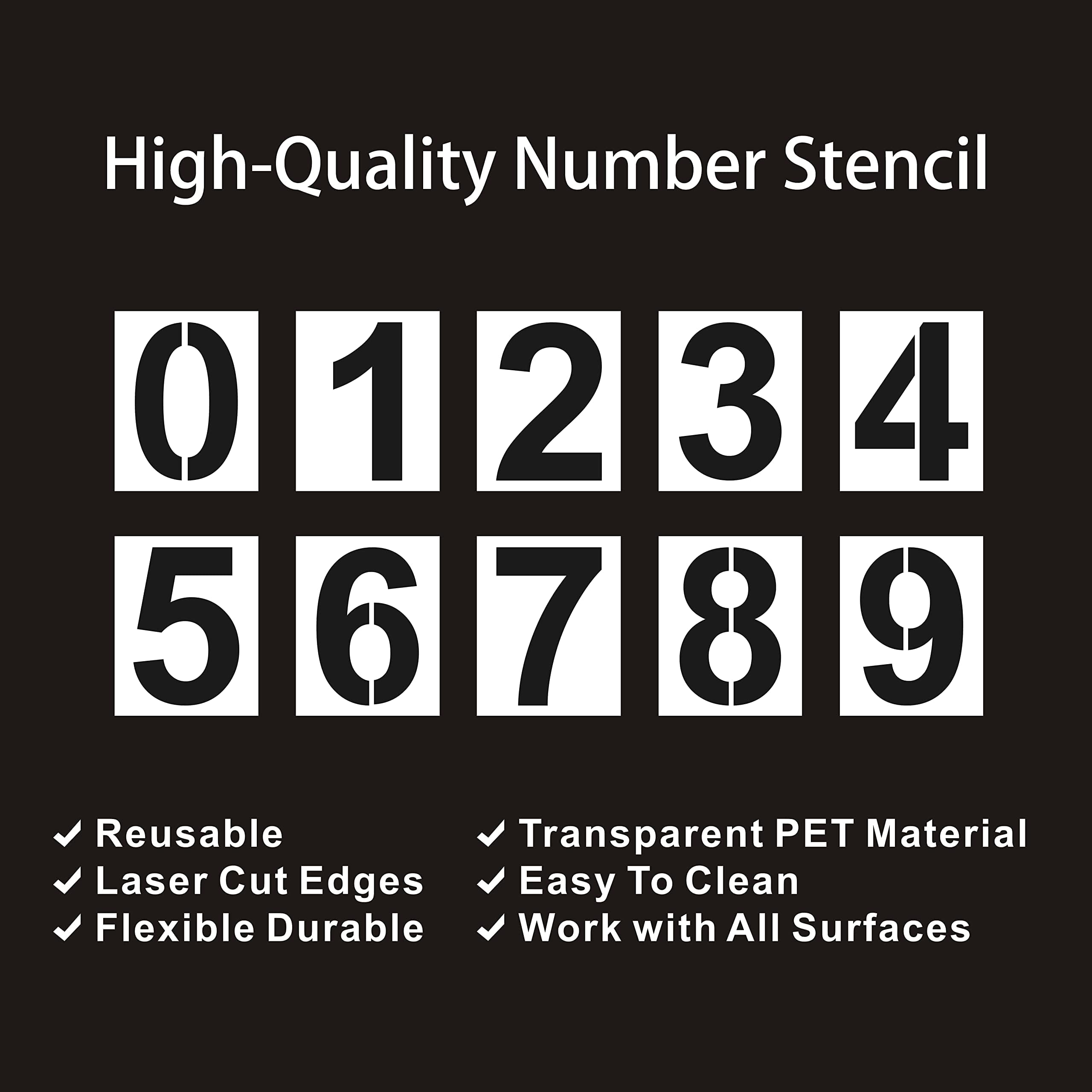 Denylo Pro stencil set used on wood, glass, or fabric for personalized projects.