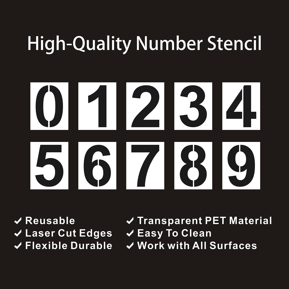Denylo Pro stencil set used on wood, glass, or fabric for personalized projects.