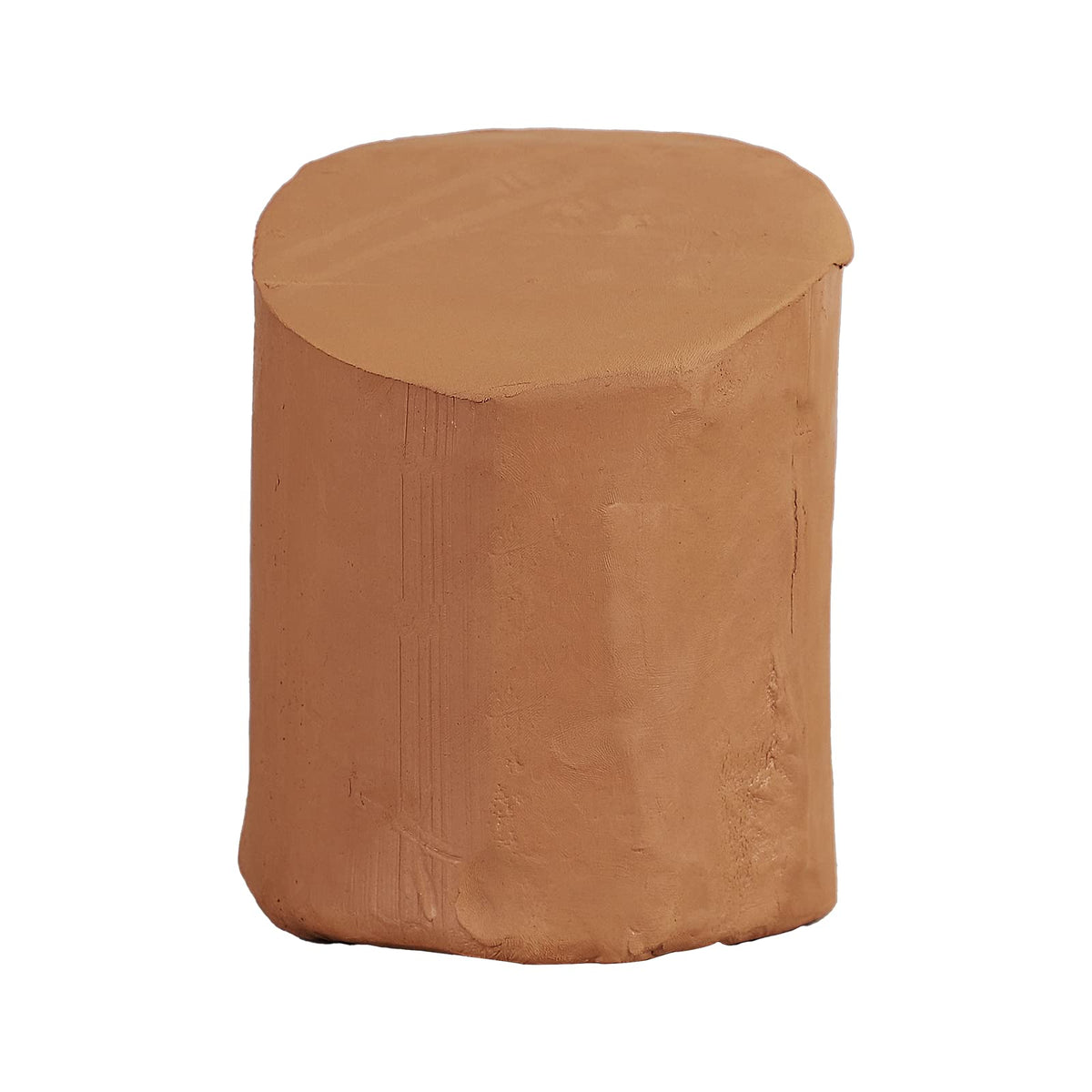 Deouss terra cotta clay bag closeup highlights natural texture for easy molding.