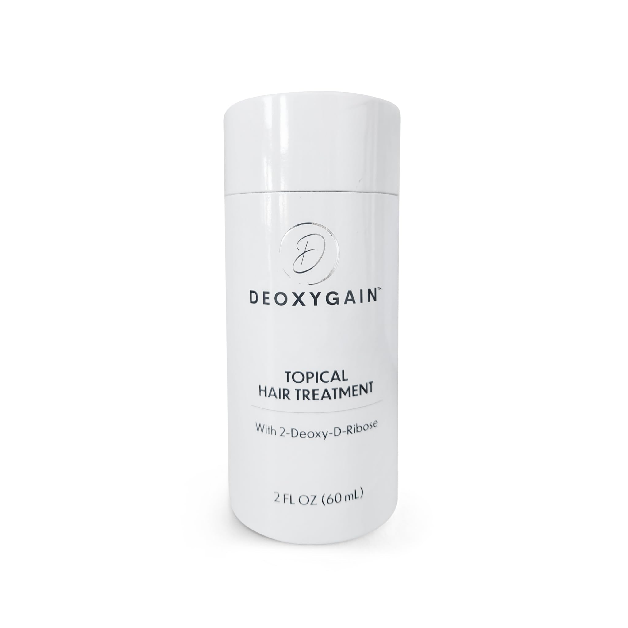 Deoxygain 2oz bottle indicating a roughly 30-day supply
