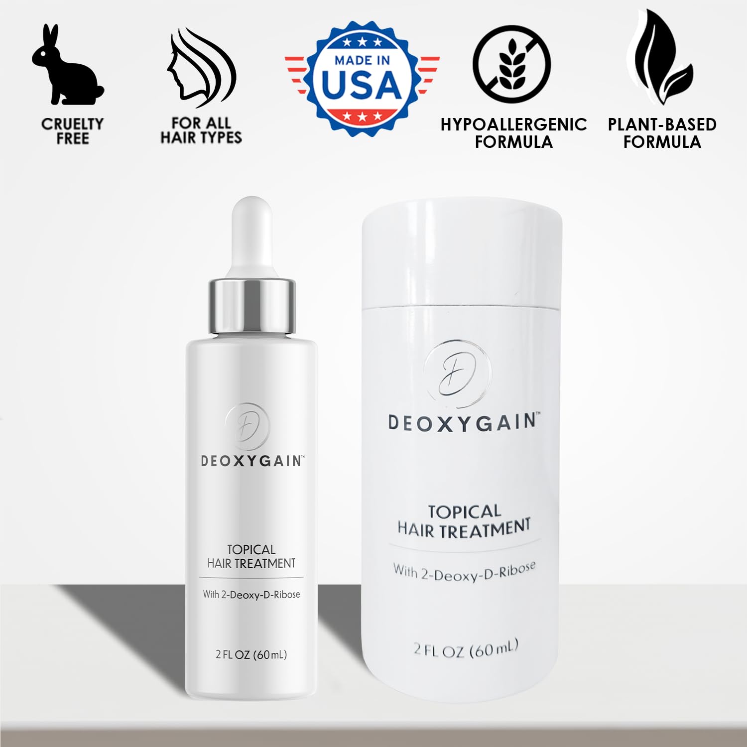 Deoxygain USA-made seal close-up emphasizing quality