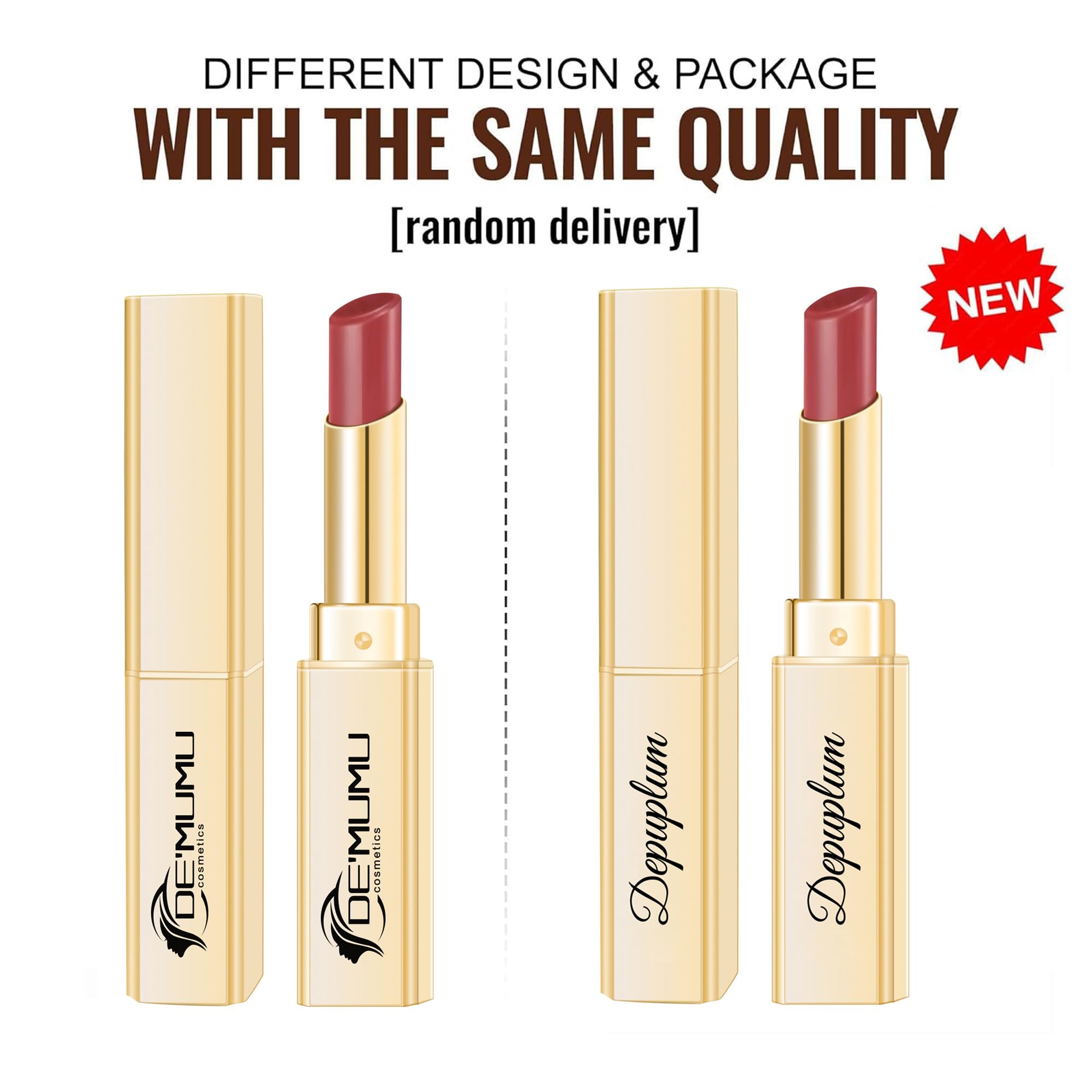 Creamy shine finish of Depuplum Berry Lipstick