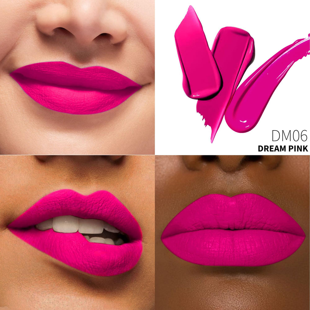 Depuplum lipstick application tip with precise flocked applicator.